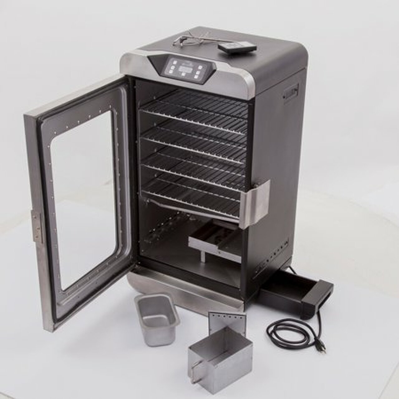 Char-Broil 725 sq in Deluxe Digital Electric Smoker- Stainless Steel