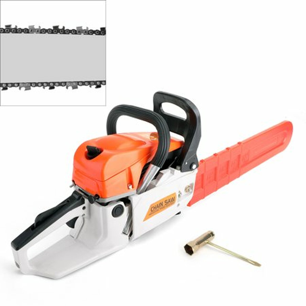 Hot Selling 22' 52CC Gasoline Chainsaw Cutting Wood Gas Sawing Aluminum Crankcase Chain Saw
