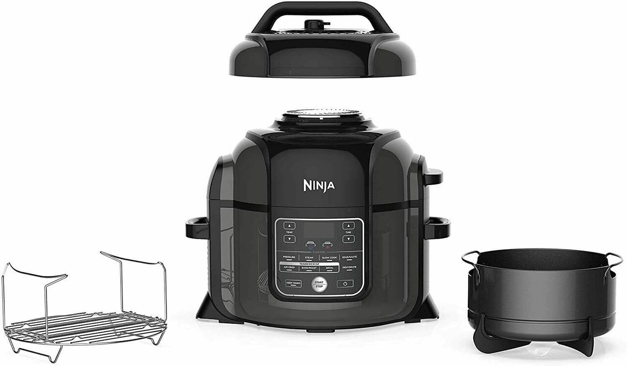 Ninja Foodi 6.5 Quart 9-in-1 Pressure Cooker and Air Fryer, OP350CO, Factory Refurbished