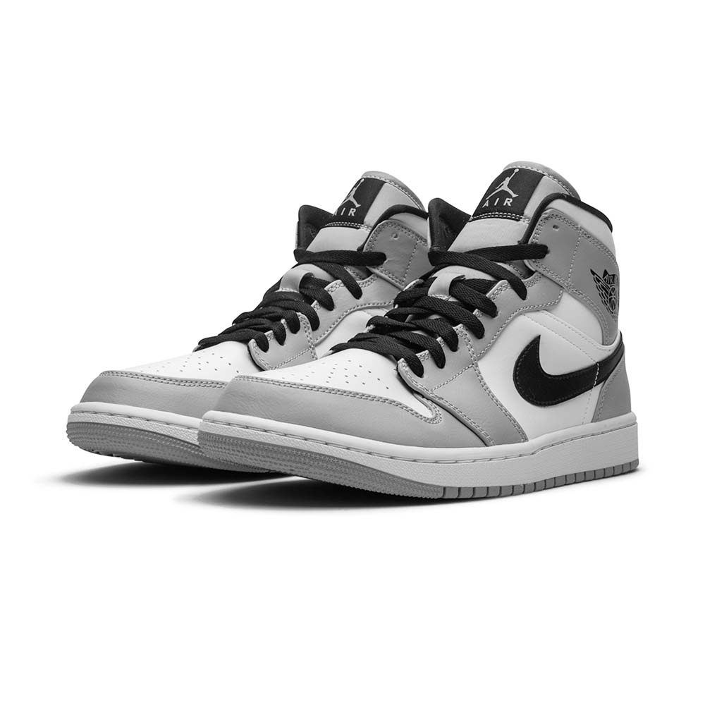 Air Jordan 1 Mid  ‘ Light Smoke Grey ‘ 554724-092