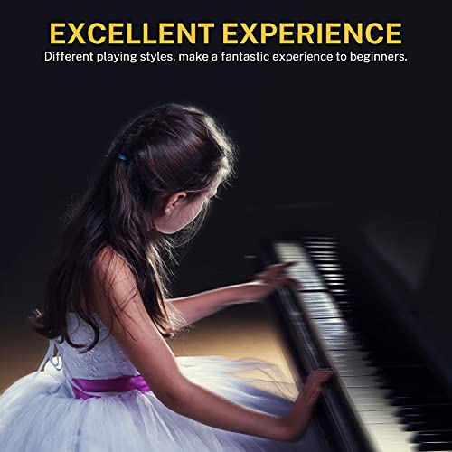 Donner DDP-100 88-Key Weighted Action Digital Piano, Beginner Bundle with Furniture Stand, Power Adapter, Triple Pedals, MP3 Function, Black