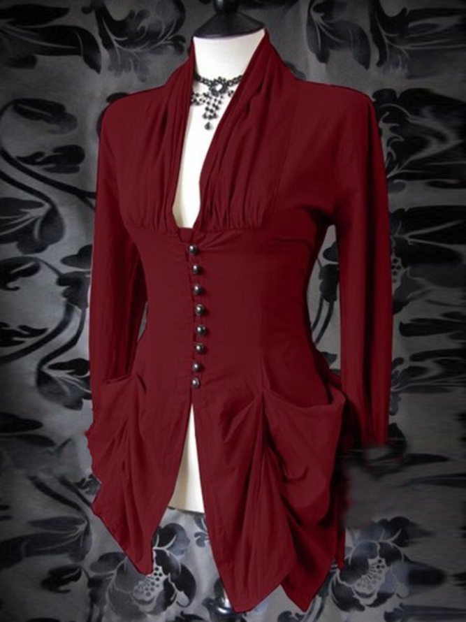 Medieval plus size Vintage Tops