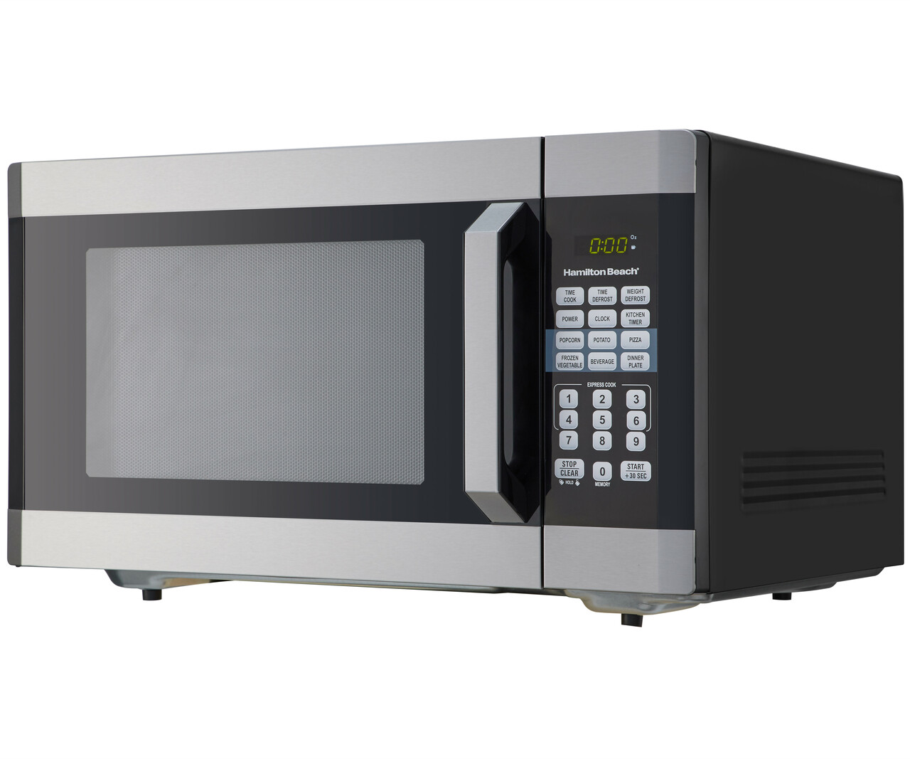 Hamilton Beach 1.6 Cu. Ft. Digital Microwave Oven, Stainless Steel