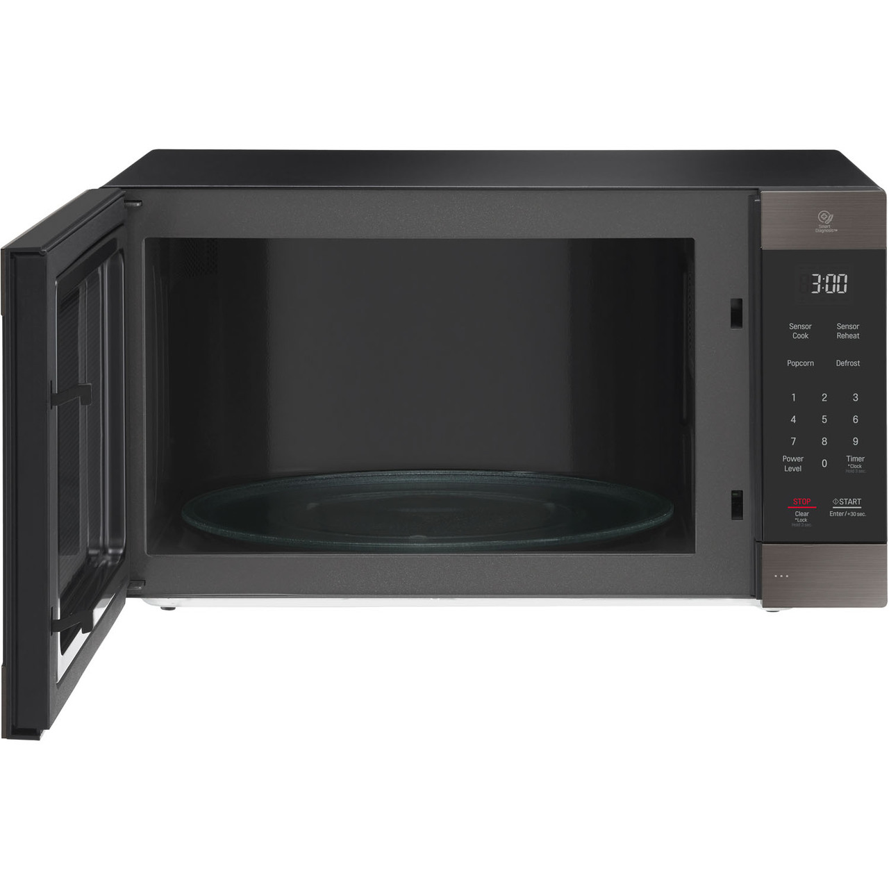 LG NeoChef 2.0 Cu. Ft. 1200W Countertop Microwave, Black Stainless Steel