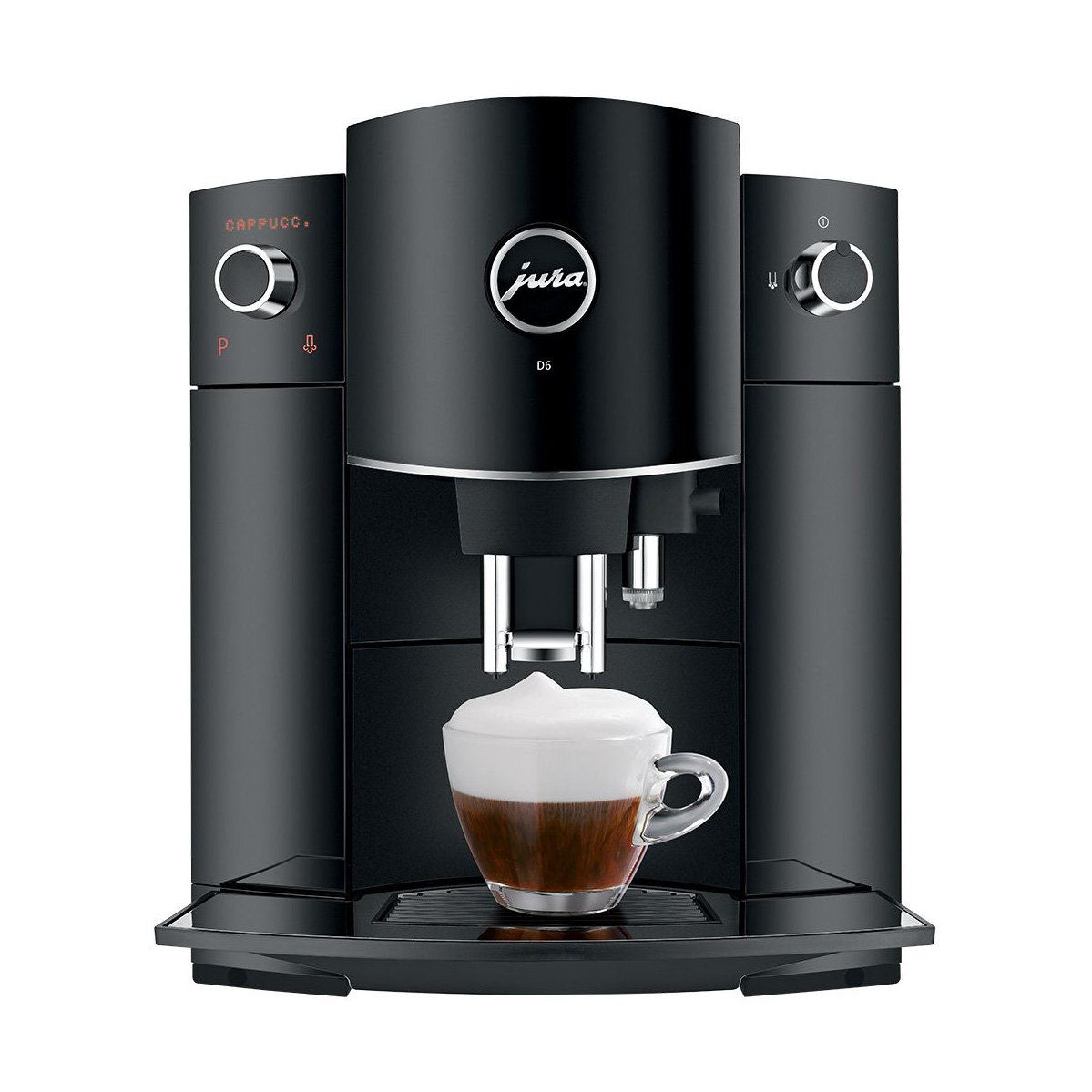 Jura D6 Super Automatic Espresso Machine Piano Black