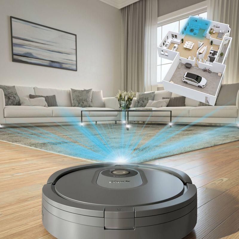 Shark AI Wi-Fi Connected Robot Vacuum with LIDAR Navigation -RV2011