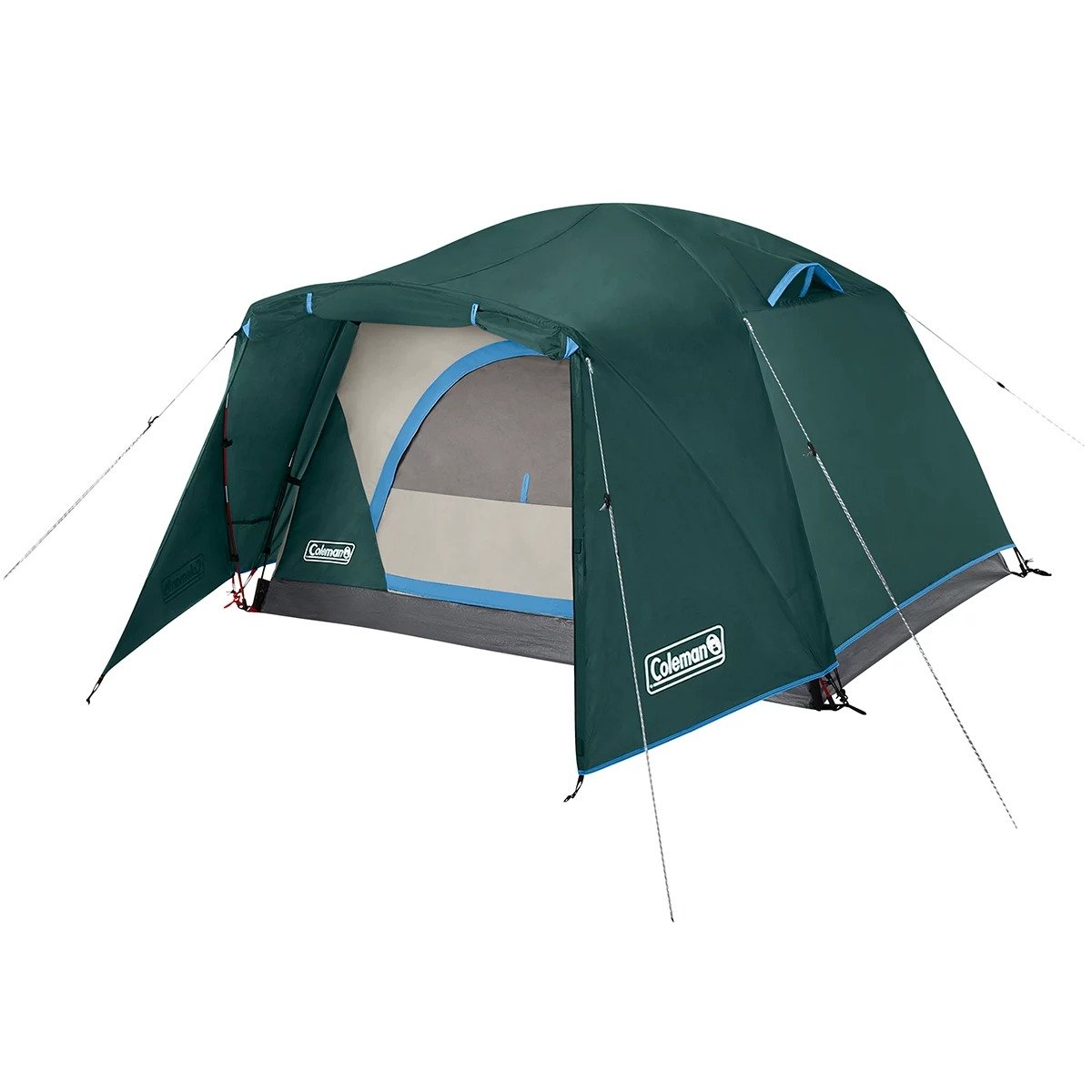 2-Person Camping Tent with Full-Fly Vestibule, Green