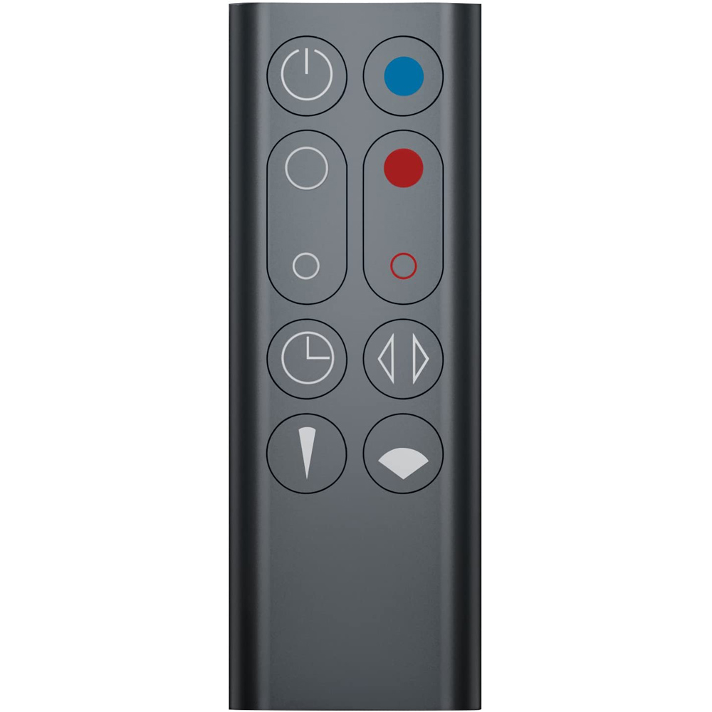 Dyson Hot + Cool Jet Focus AM09 Fan Heater, Black/Nickel