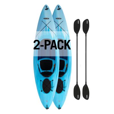 Lifetime Cruze 100 Sit-In Kayak – 2 Pack (Paddles Included) 445