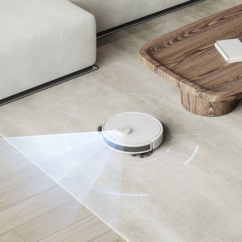 Ecovacs DEEBOT N8+ Laser Mapping Vacuuming and Mopping Robot with Self Empty – White