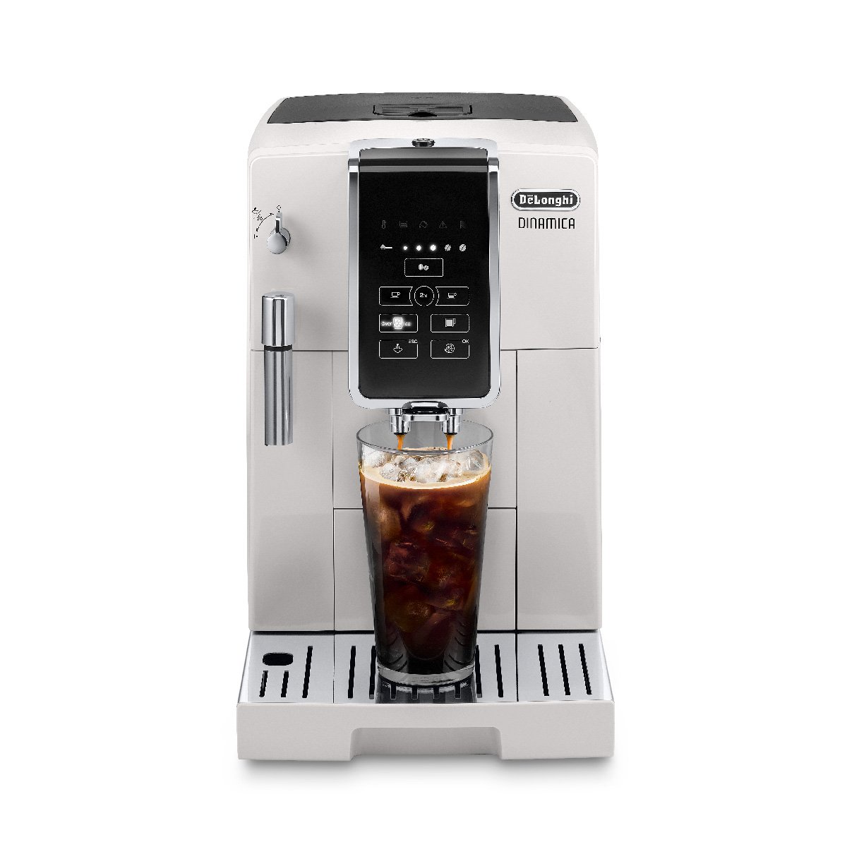 DeLonghi Dinamica Super Automatic Espresso & Coffee Machine (ECAM35020W / White)