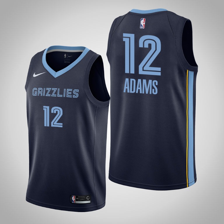 2021 Grizzlies Steven Adams Icon Edition Jersey Navy