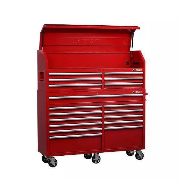 Husky 61 in. W 18-Drawer Rolling Cabinet Set