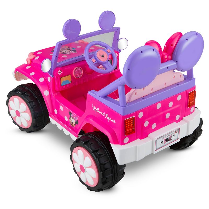 Kid Trax 6V Disney Minnie Mouse Flower Power 4×4 Powered Ride-On – Pink