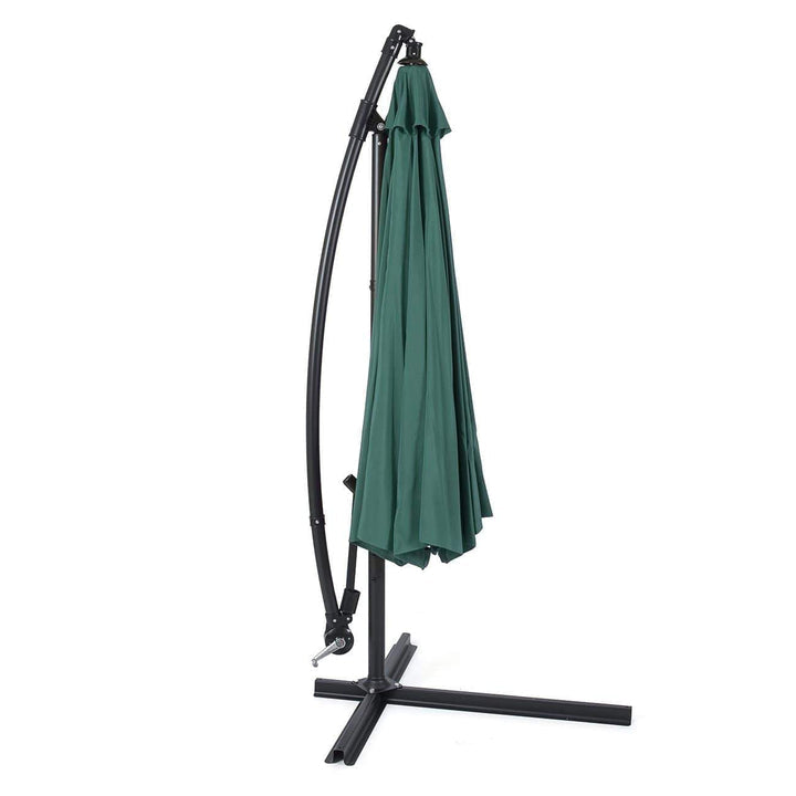 10FT Hanging Patio Umbrella Sun Shade Offset