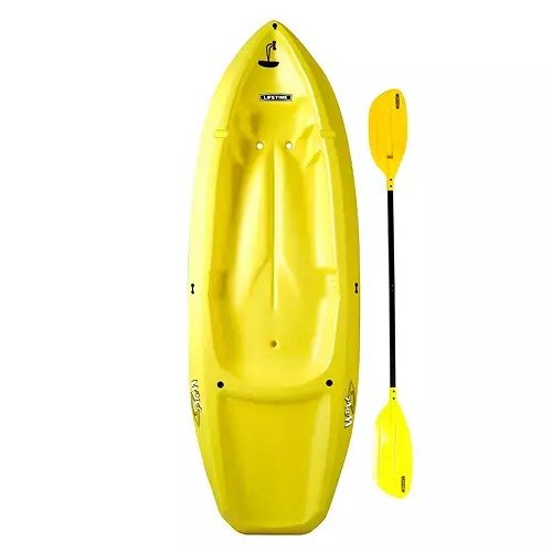 Wave 6' Youth Kayak with Paddle, Yellow