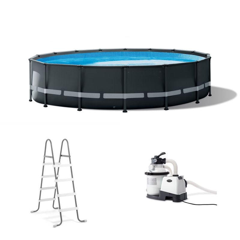 26325EH 16Ft x 48In Ultra XTR Frame Above Ground Swimming Pool Set w/ Pump