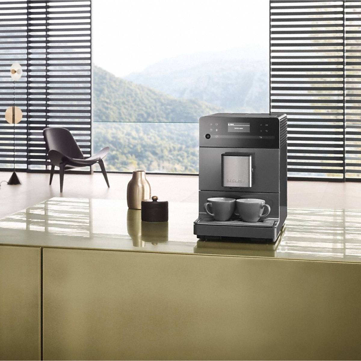 Miele CM5300 Super Automatic Countertop Coffee & Espresso Machine (Graphite Gray)