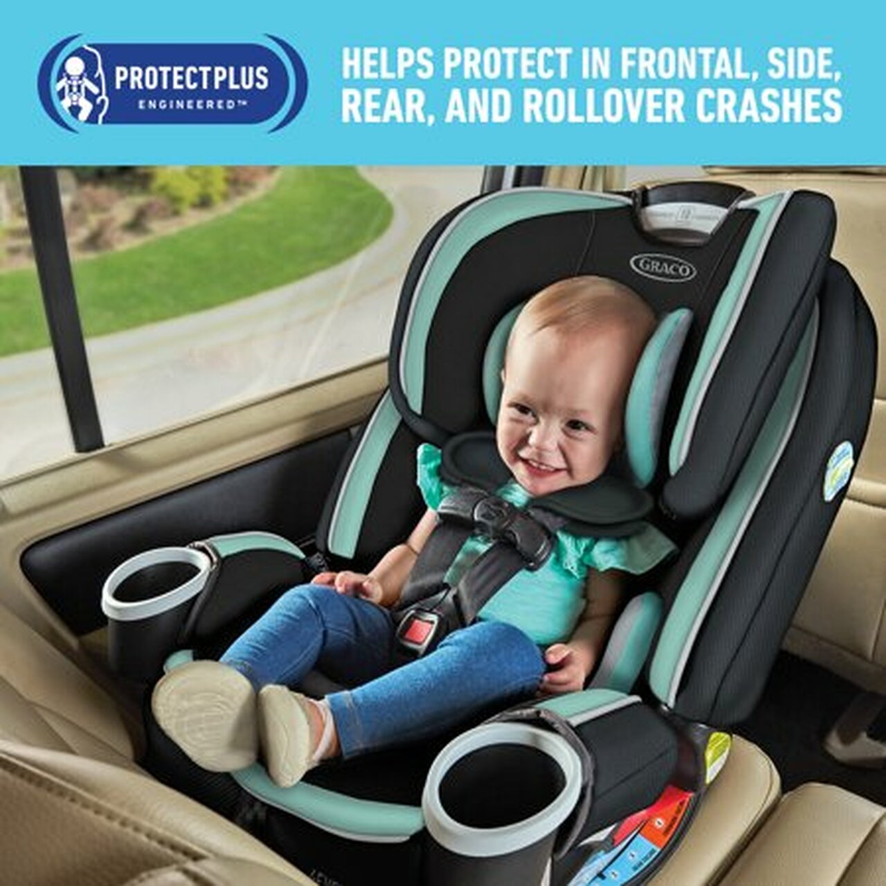 Graco 4Ever DLX 4-in-1 Convertible Car Seat, Pembroke