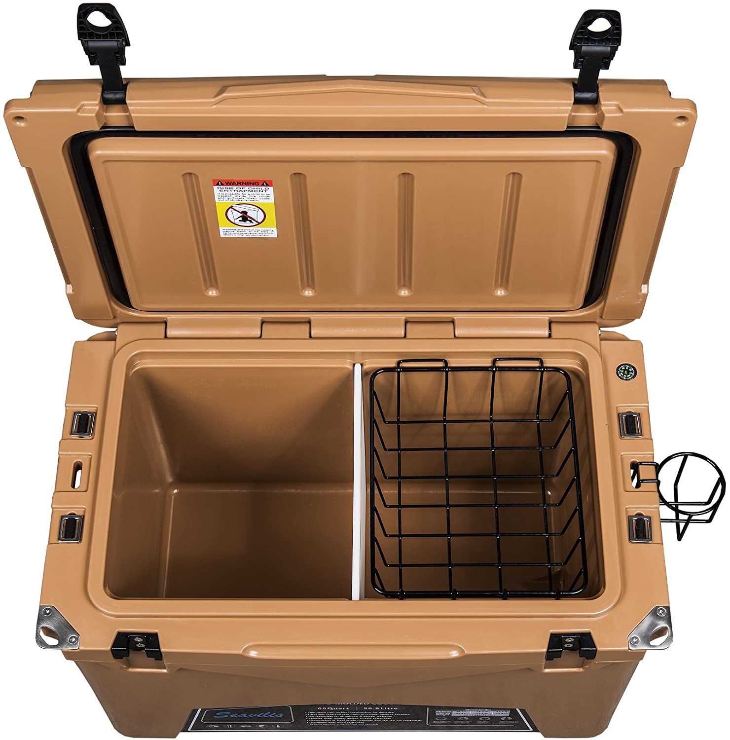 Seavilis Heavy Duty Camping Cooler 60qt