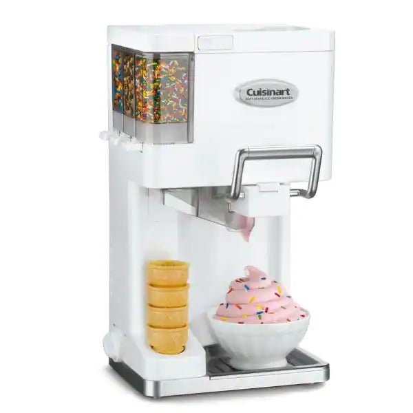 1.5 Qt. White Soft Serve Ice Cream Maker