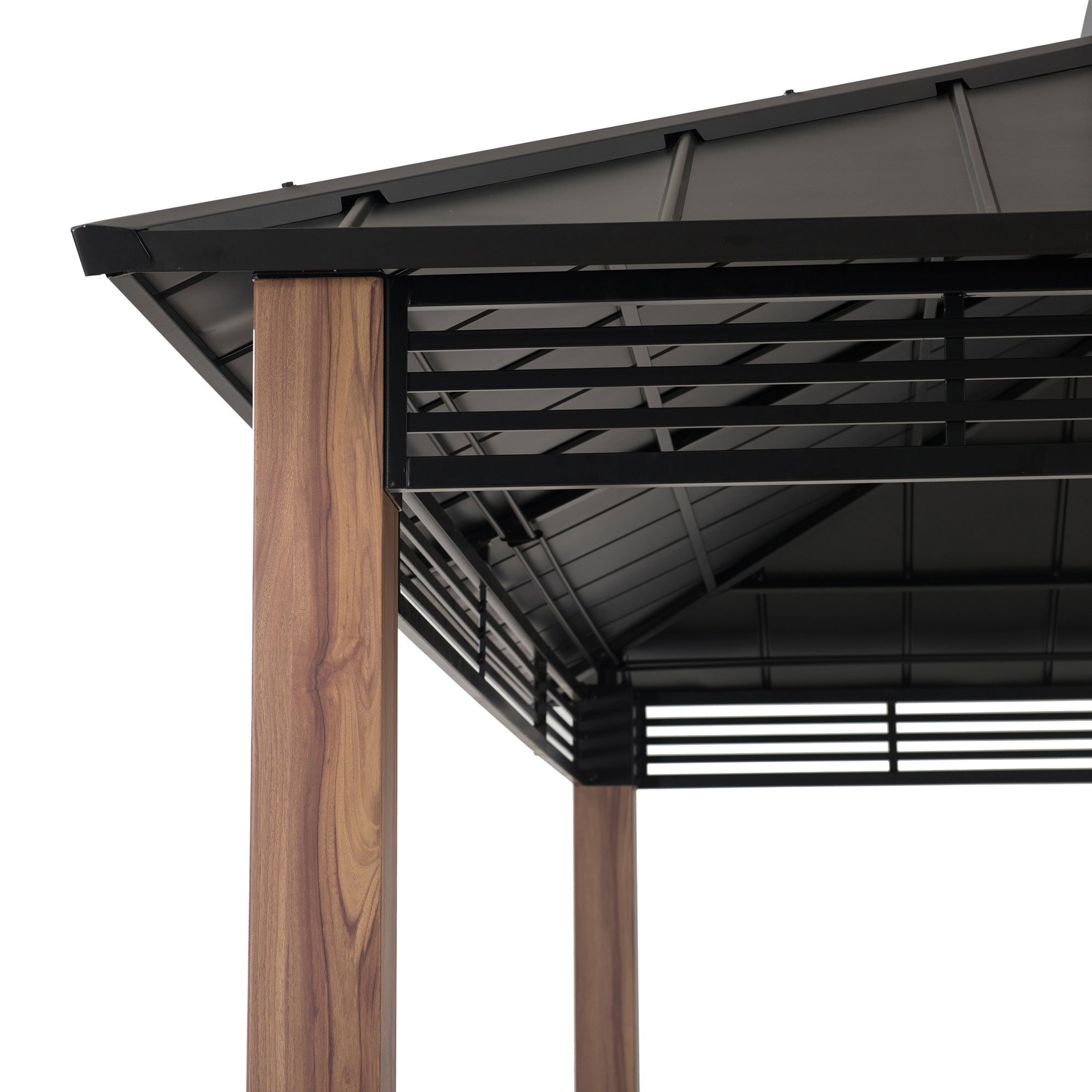 SummerCove Roberts 13 ft. x 15 ft. 2-tier Hardtop Gazebo