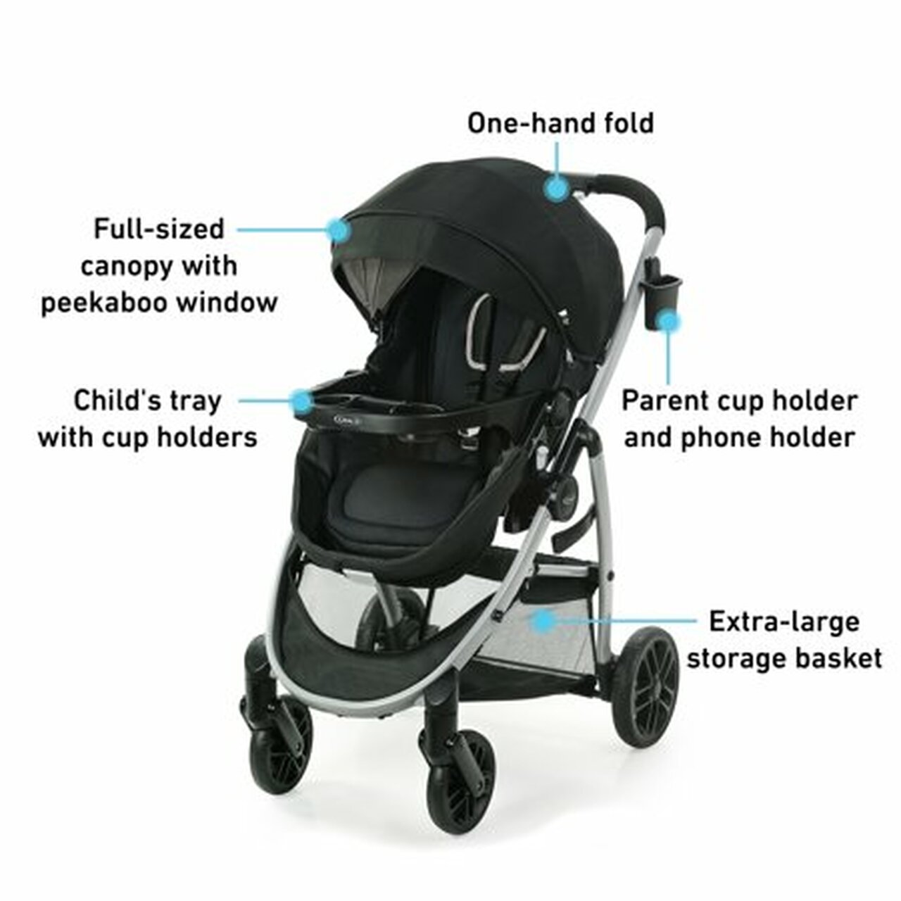 Graco Modes Pramette Stroller, Pierce