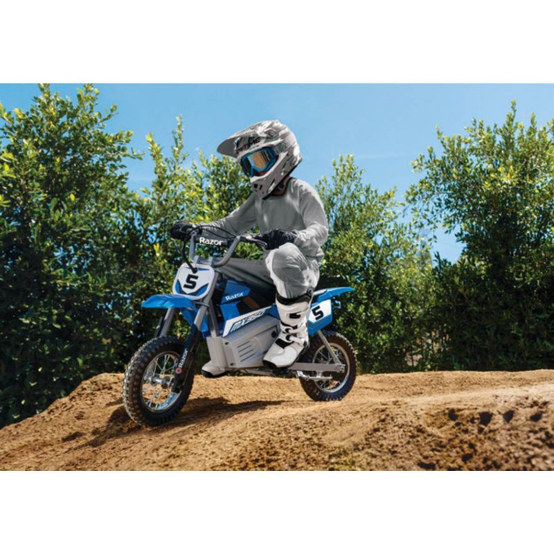 Razor 24V MX350 Dirt Rocket Powered Ride-On – Blue