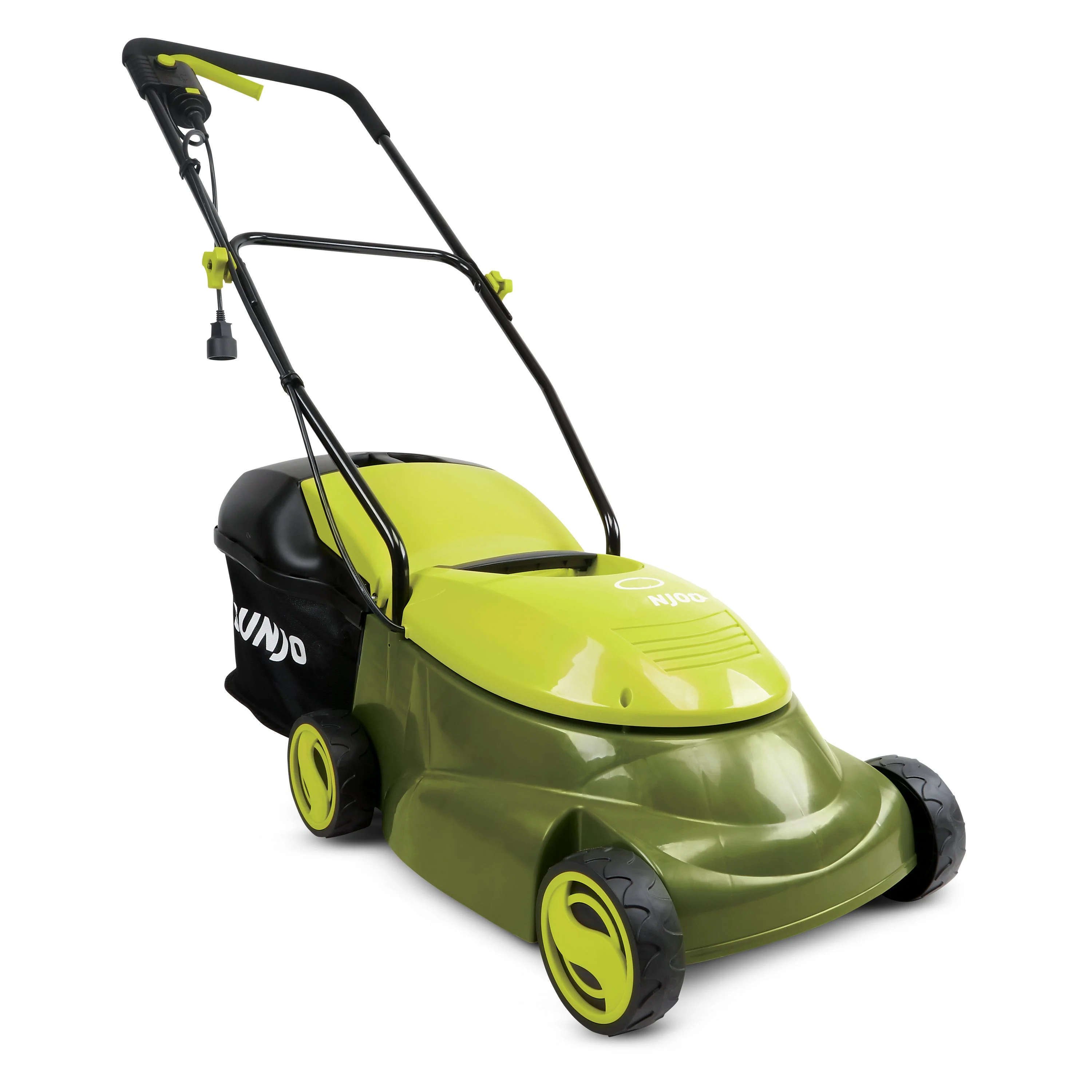 MJ401E 14 inch 12 Amp Home Electric Corded Push Behind Lawn Mower, Green