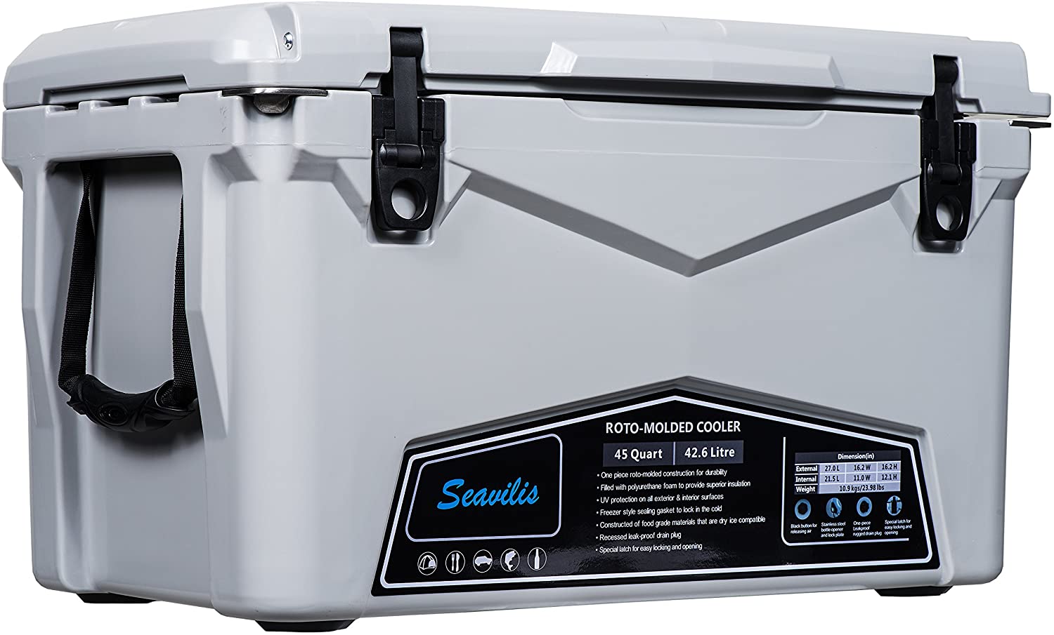 Seavilis Heavy Duty Camping Cooler 60qt