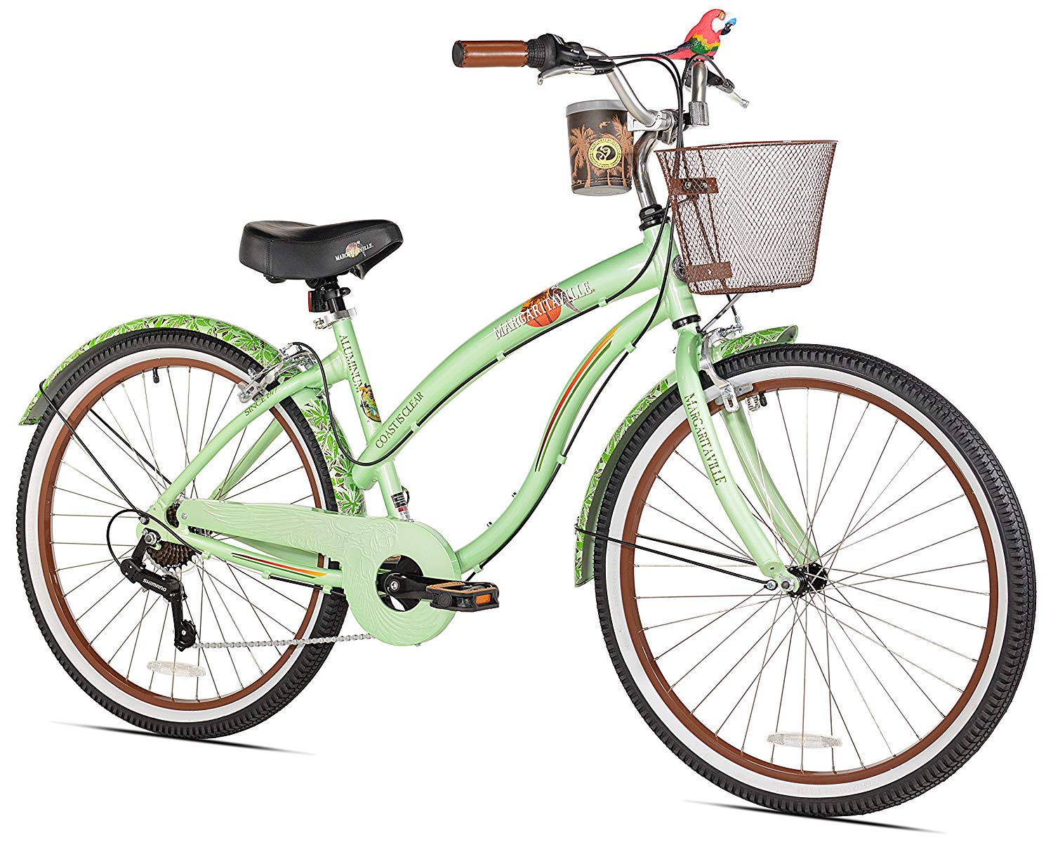 Margaritaville Coast Is Clear Women's Beach Cruiser Bike 26-Inch