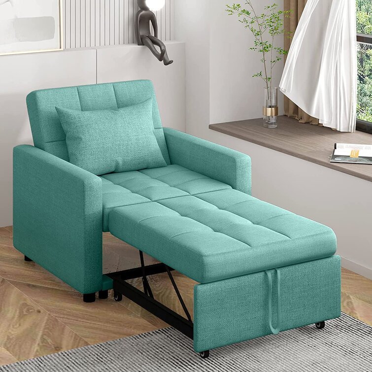 30'' Wide Tufted Cotton Armchair