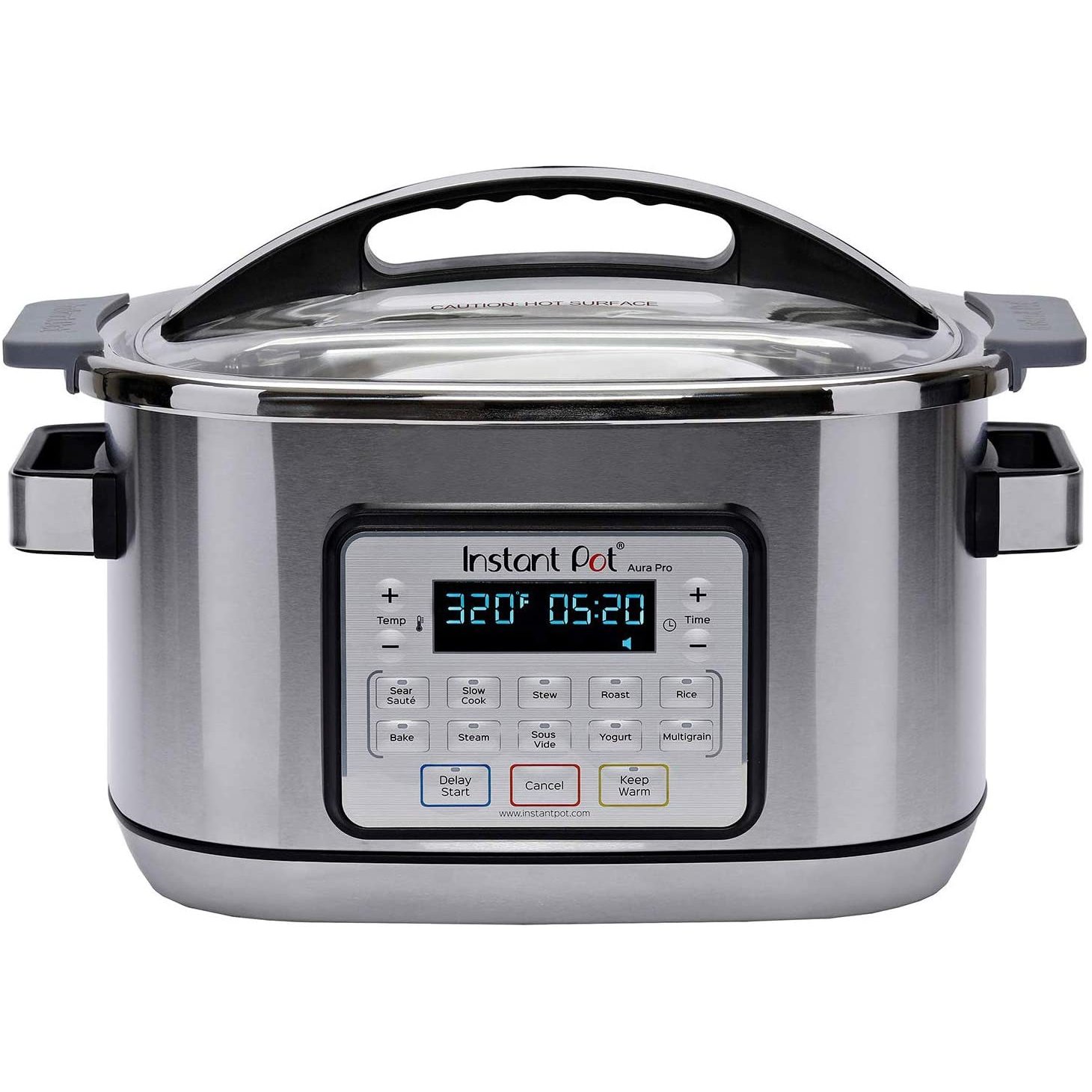 Instant Pot Aura Pro Multi-Use Programmable Slow Cooker with Sous Vide, 8 Quart, No Pressure Cooking Functionality
