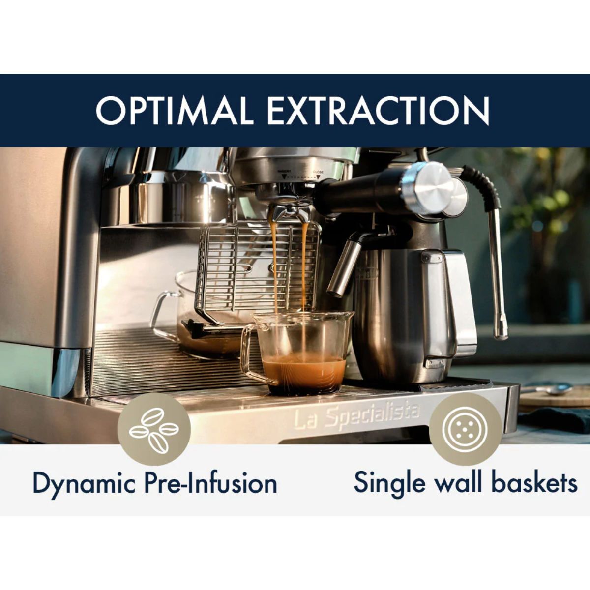 DeLonghi La Specialista Maestro Espresso Machine with LatteCrema EC9665M (Silver)