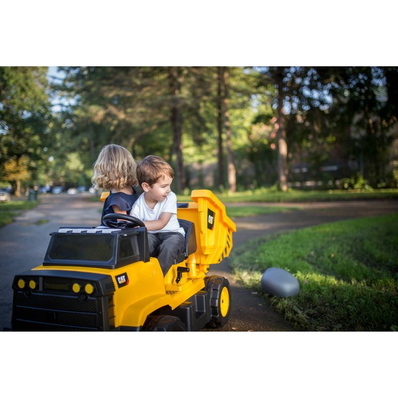 Kid Trax 12V CAT Mining Dumptruck Powered Ride-On – Yellow