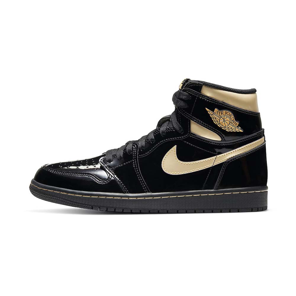 Air Jordan 1 Retro High OG  ‘ Black Metallic Gold ‘ 555088-032