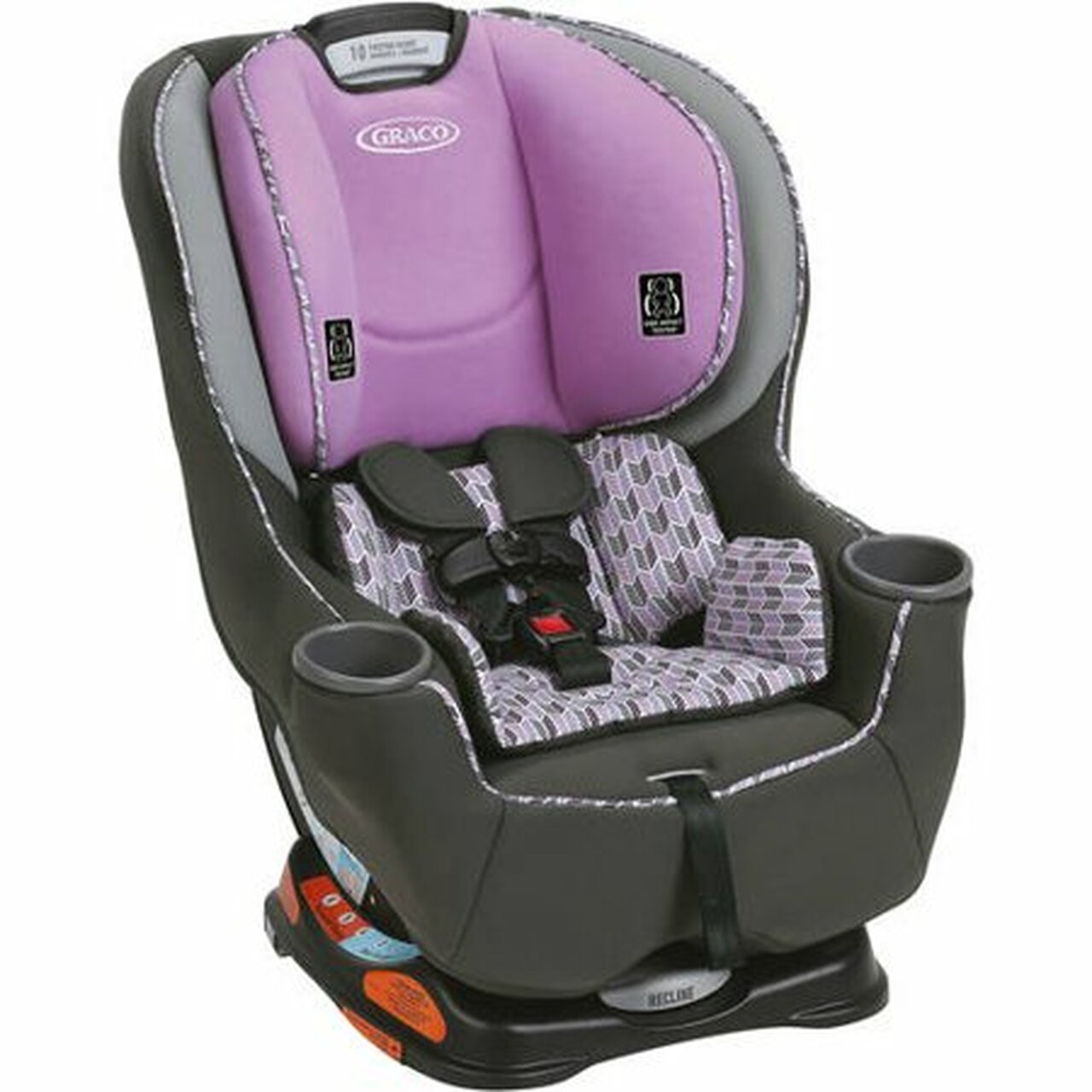 Graco Sequel 65 Convertible Car Seat with 6-Position Recline, Ara Pink