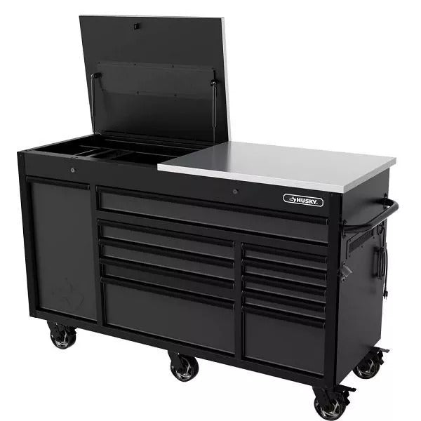 63 in. W 11-Drawer, Tool Chest Mobile Workbench