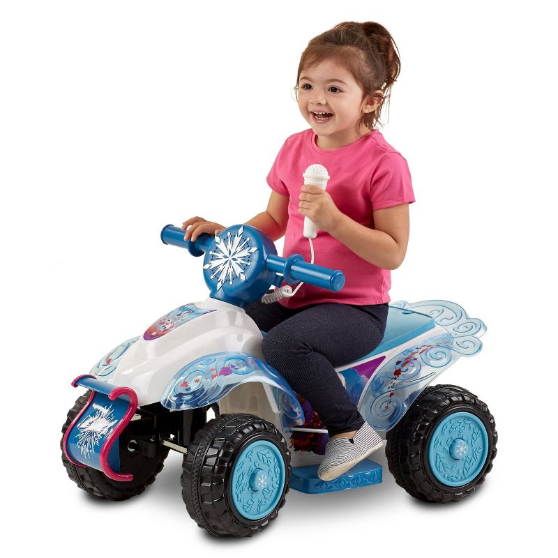 Kid Trax 6V Disney Frozen 2 Sing and Ride Powered Ride-On – Blue