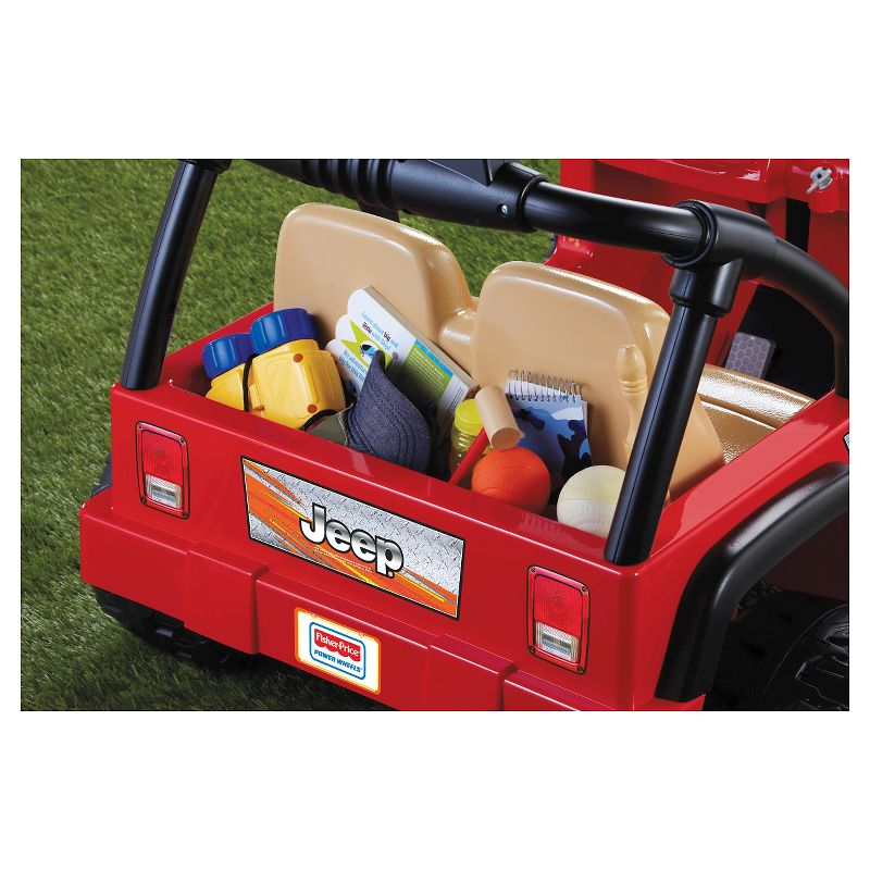Power Wheels 12V Jeep Wrangler Powered Ride-On – Red
