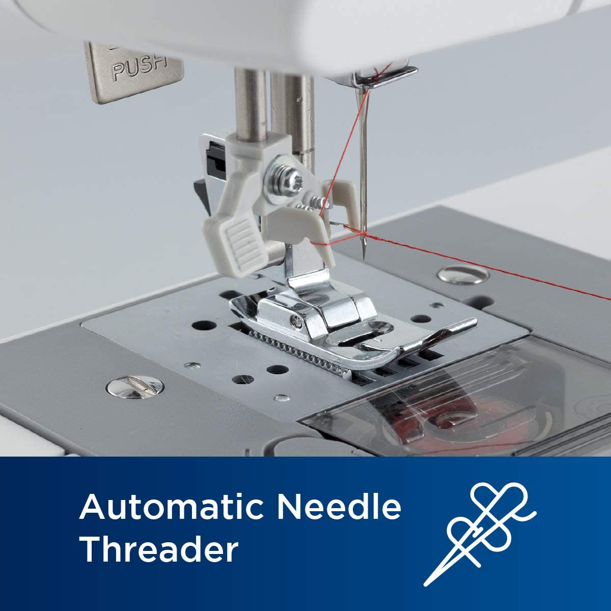 Brother Sewing Machine, GX37, 37 Built-in Stitches, 6 Included Sewing Feet