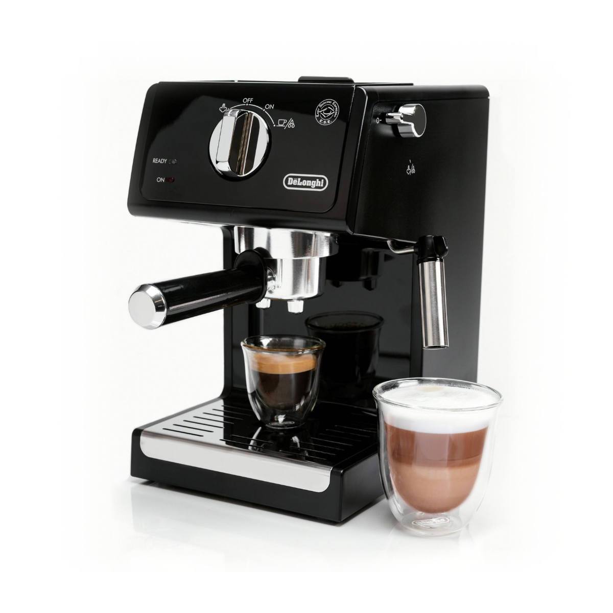 DeLonghi Manual Pump Espresso & Cappuccino Machine ECP3120 Black