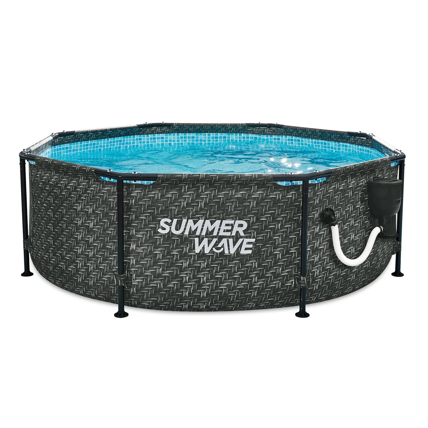 Swimming Pool-Active 8ft x 30in Above Ground Frame Swimming Pool Set with Pump