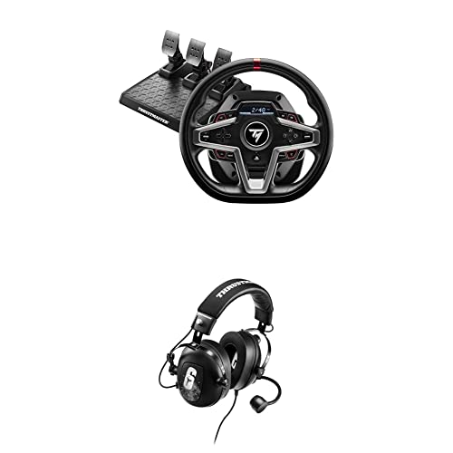 Thrustmaster T248, Racing Wheel and Magnetic Pedals|HYBRID DRIVE|Magnetic Paddle Shifters|Dynamic Force Feedback (PS5, PS4, PC)+Thrustmaster Rainbow 6 Siege Edition (XBOX Series X/S,One,PS5,PS4,PC)