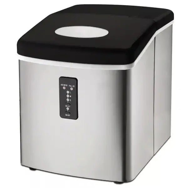 26 lb. Freestanding Ice Maker in Stainless Steel