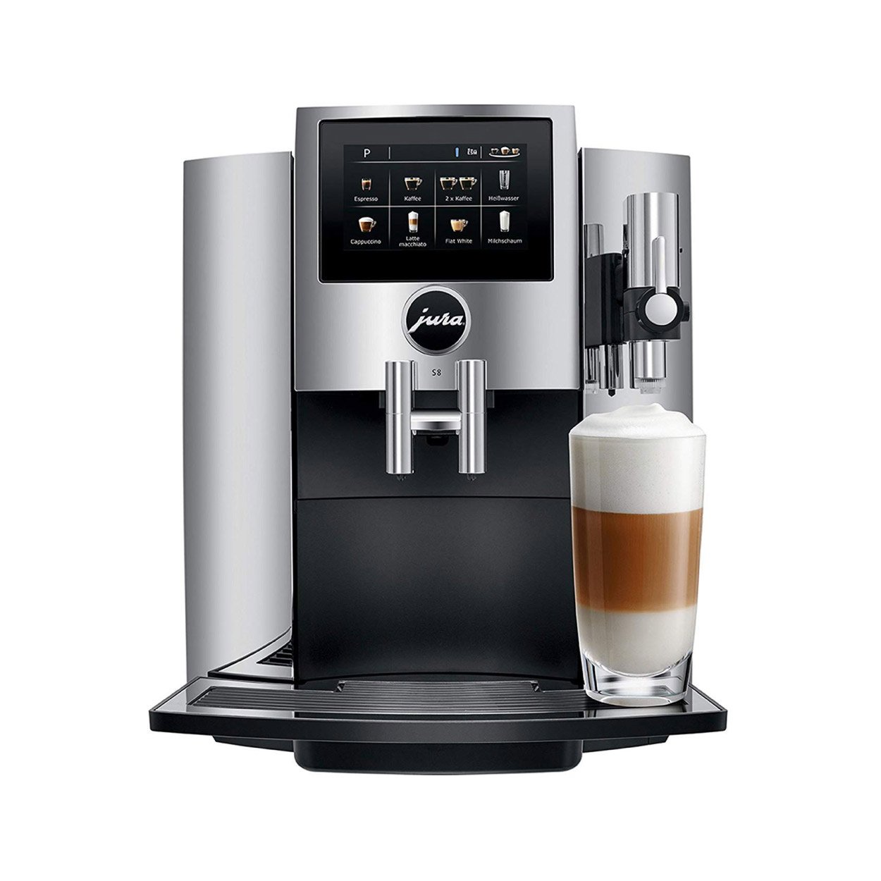 Jura S8 Super Automatic Coffee & Espresso Machine (Chrome) – OPEN BOX