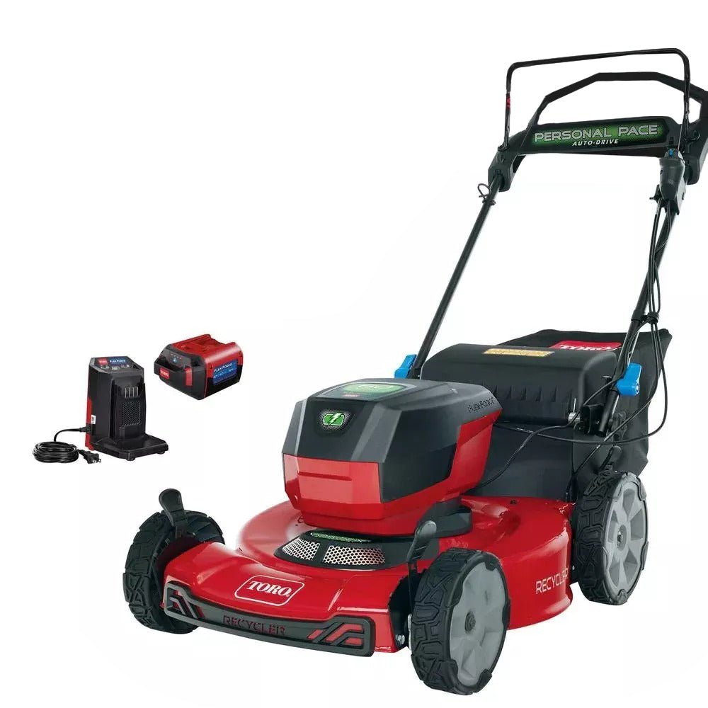 Toro Recycler 22 in. SmartStow 60-Volt Max Lithium-Ion Cordless Battery Walk Behind Lawn Mower