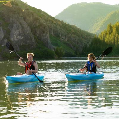 Lifetime Cruze 100 Sit-In Kayak – 2 Pack (Paddles Included) 445