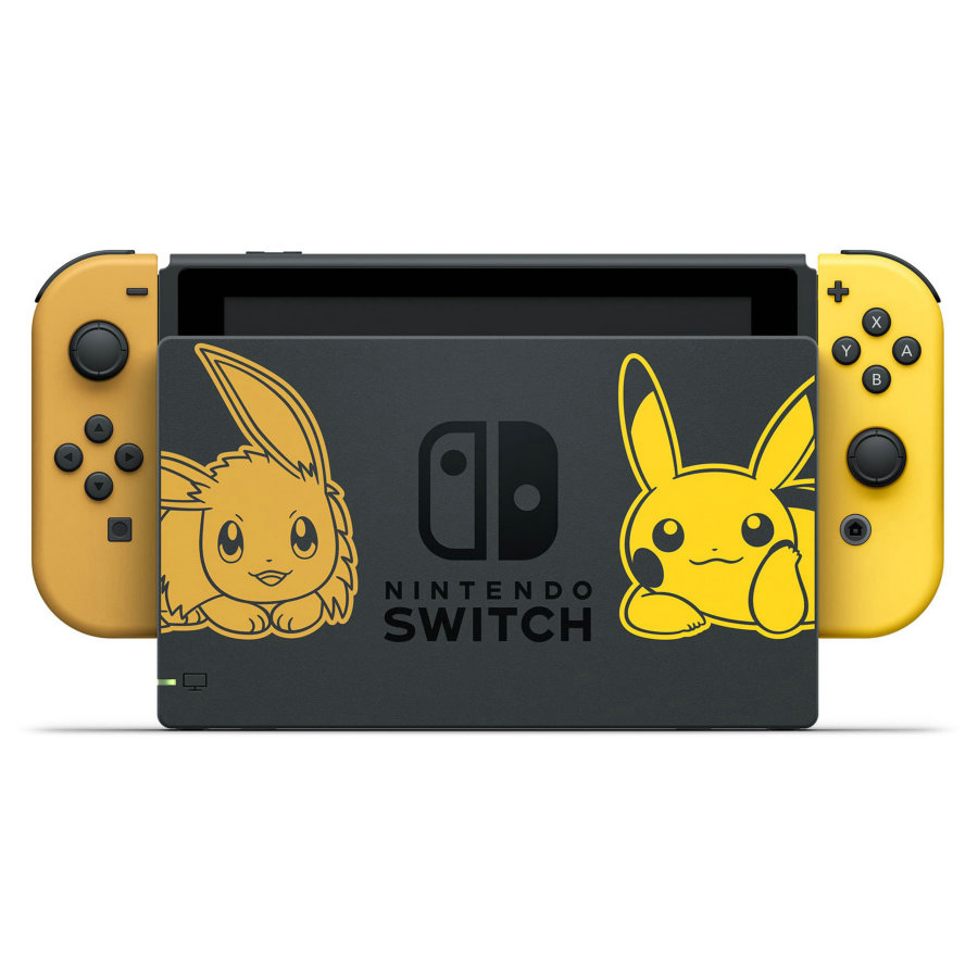 Nintendo Switch Pikachu Eevee Edition with Pokemon Let Go, Eevee + Poke Ball Plus