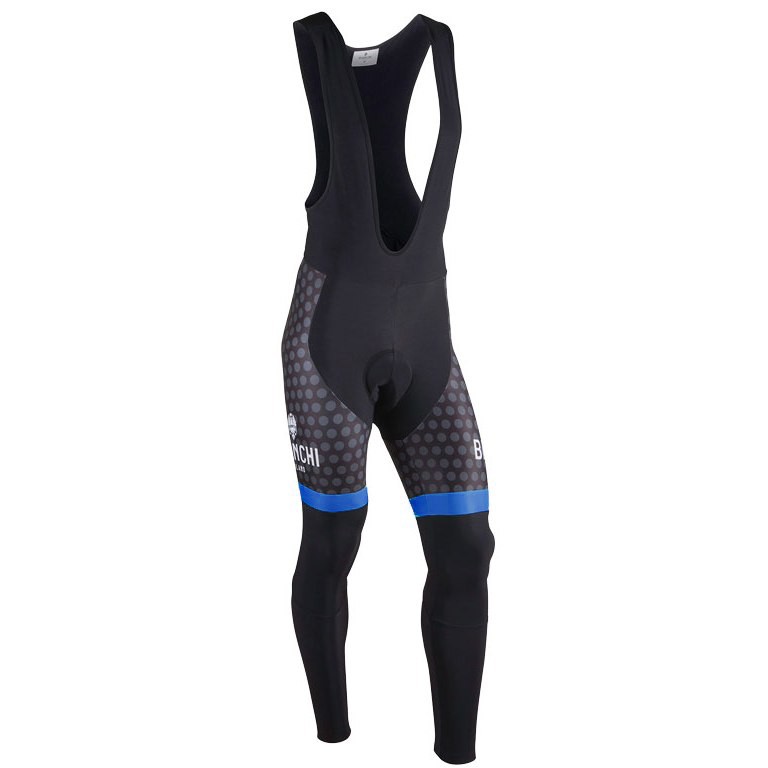2017 Bianchi Petreso Black-Blue Cycling Bib Pants